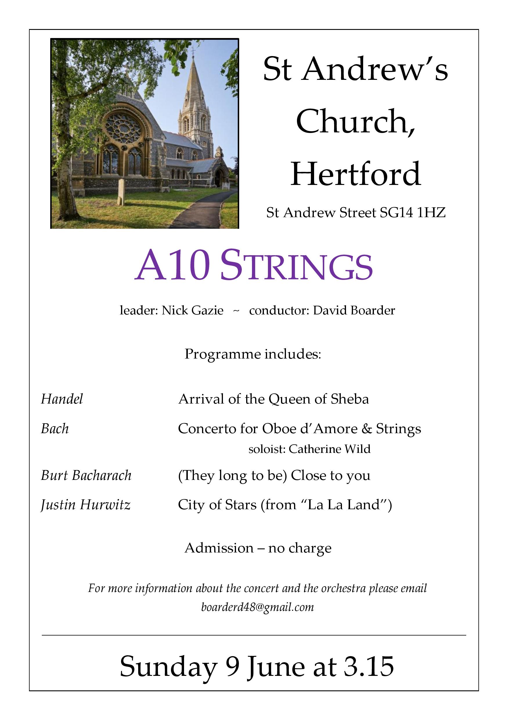 A10 Strings 9 June poster A4