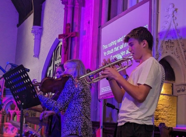 Band at Harvest Fest 2023