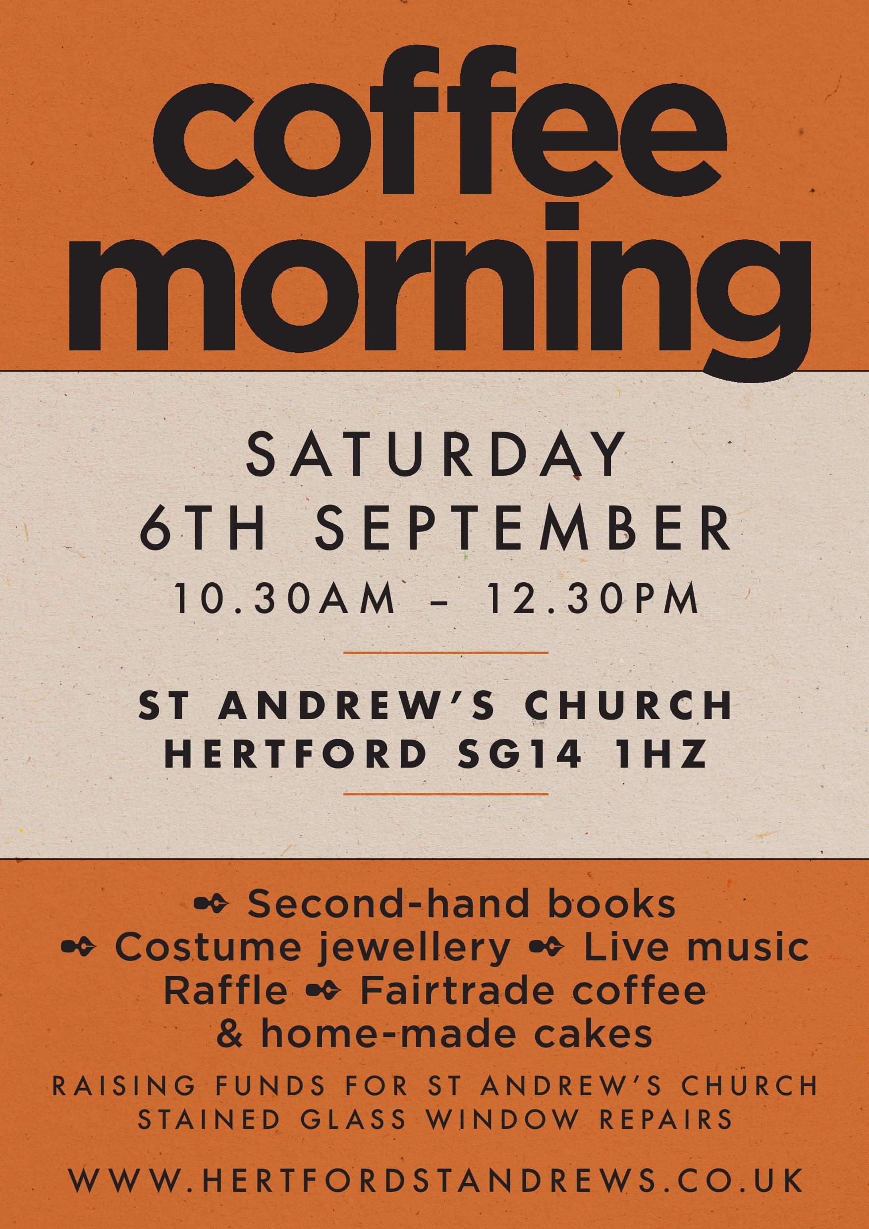 Coffee Morning Sept 2025