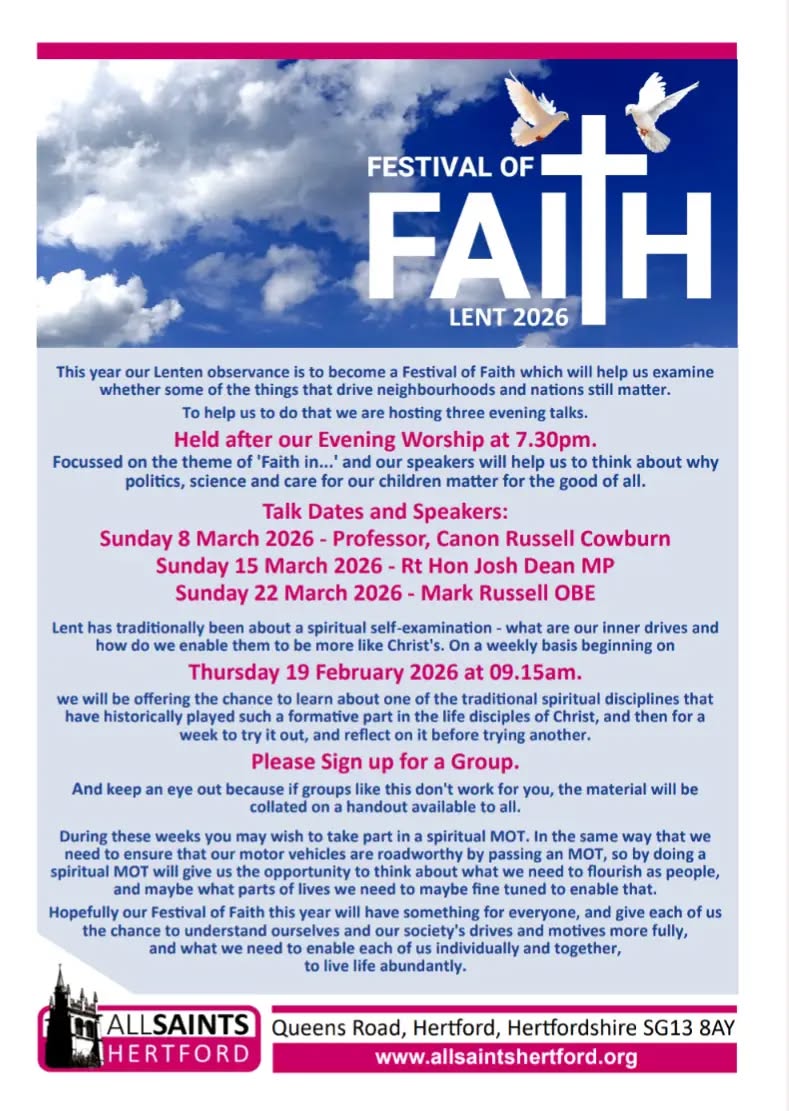 All Saints Festival of Faith