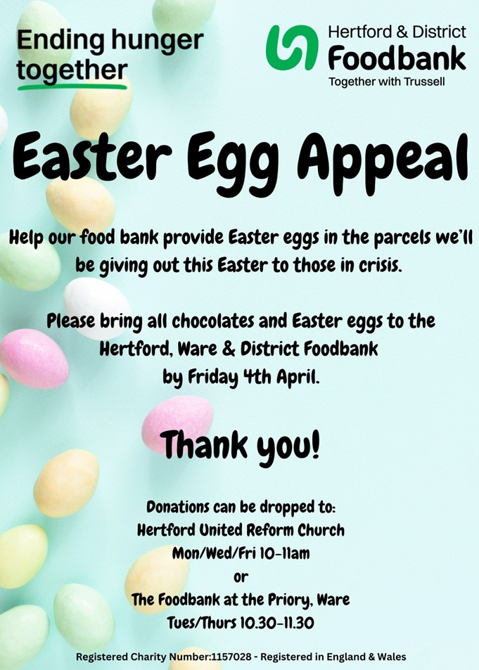 Foodbank Easter Egg appeal 202