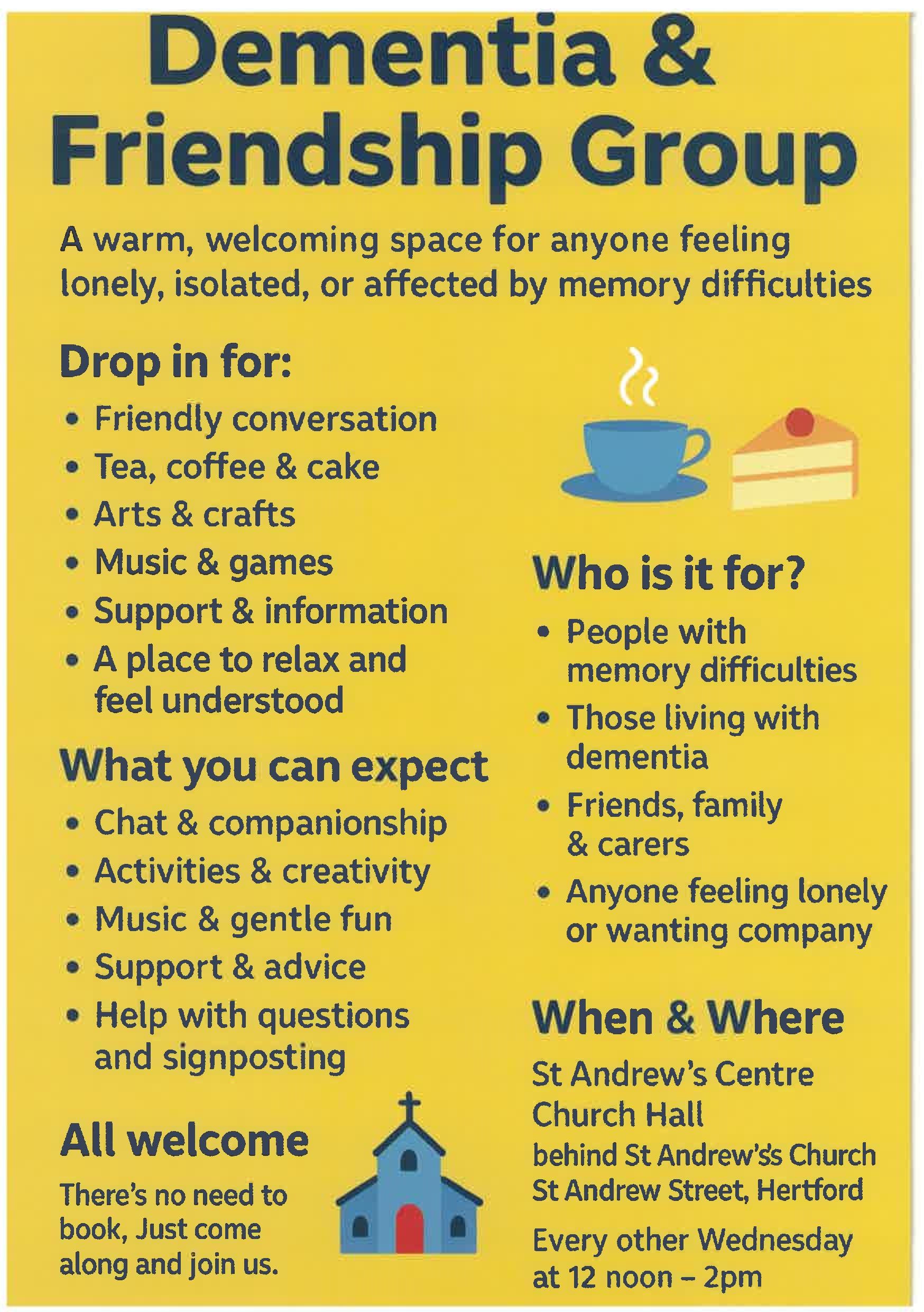 Dementia and Friendship Group