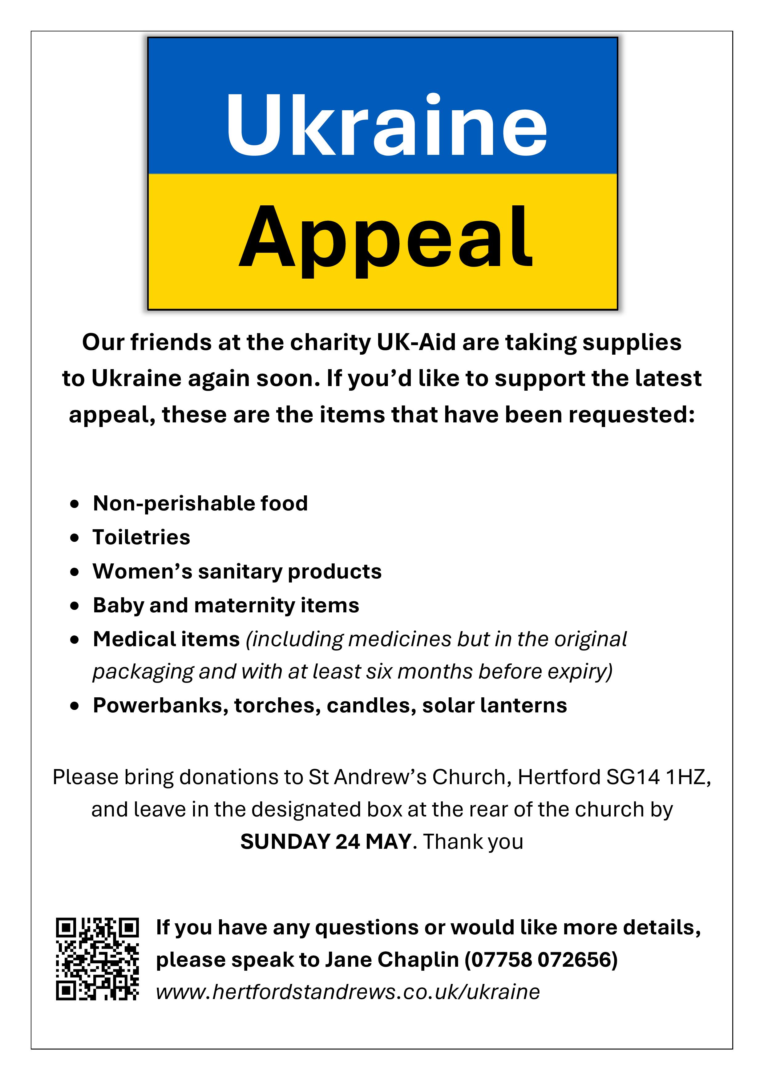 Ukraine Appeal A4 St A May 202
