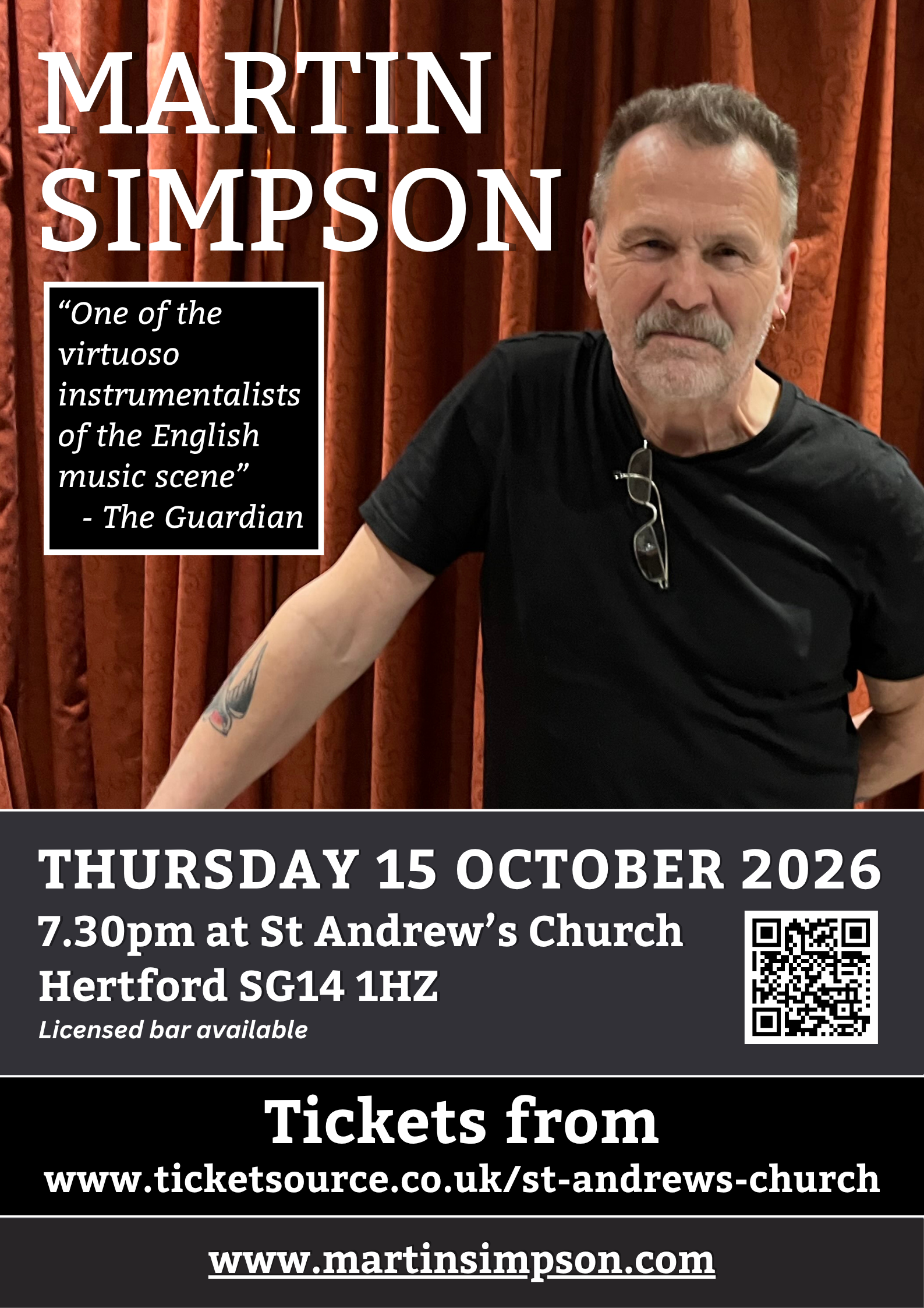 POSTER Martin Simpson St Andre