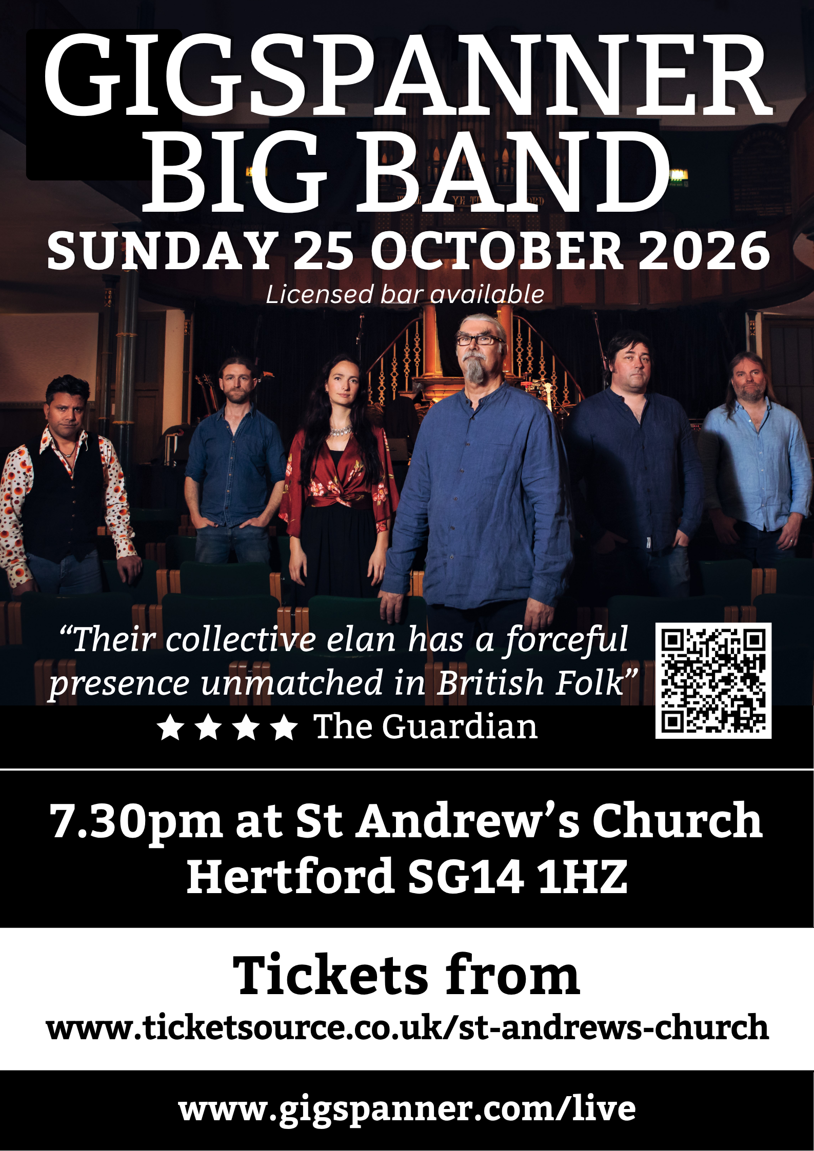 POSTER Gigspanner St Andrew's 